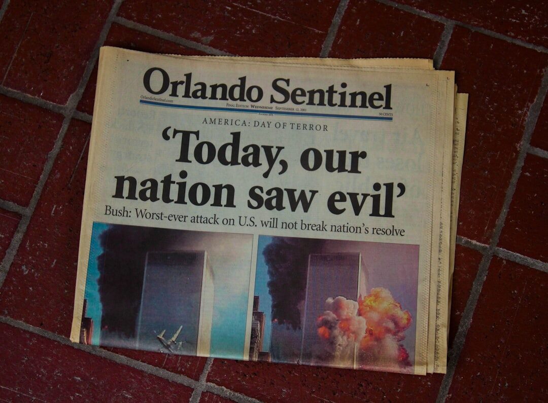 newspaper headline